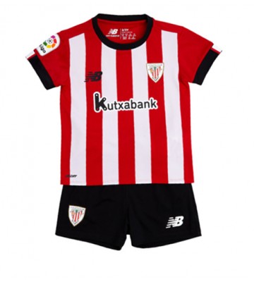 Athletic Bilbao Hjemmedraktsett Barn 2022-23 Kortermet (+ Korte bukser)